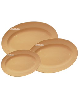 Piatti ovali in semilavorato per ceramica da smaltare