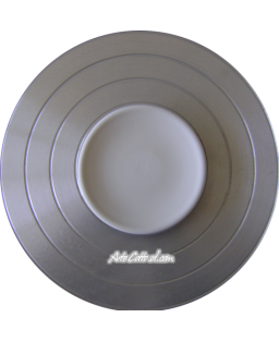 Round earthenware plate ø 7